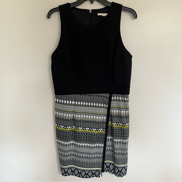 Trina Turk Women's Lilly Sleeveless Asymmetric Shift Dress Size Large - Picture 1 of 14